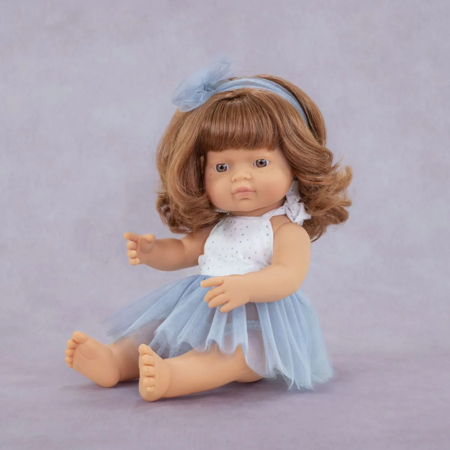 Miniland® Punčka Caucasian Redhead Girl 38cm My Friends & Me