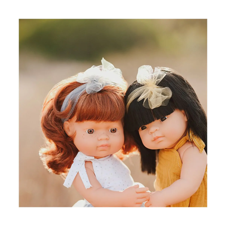 Miniland® Punčka Caucasian Redhead Girl 38cm My Friends & Me