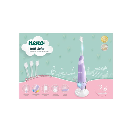 Picture of Neno® Electric toothbrush for children (3-6 years) Tutti Violet