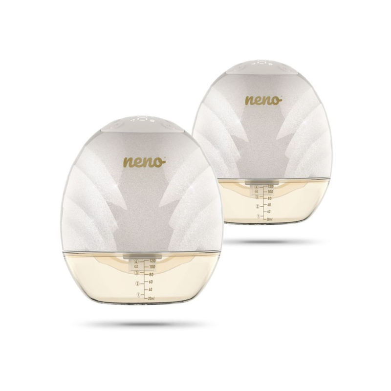 Immagine di Neno® Tiralatte elettronico wireless doppio con funzionamento a 3 fasi Perla Twin