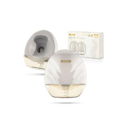 Immagine di Neno® Tiralatte elettronico wireless doppio con funzionamento a 3 fasi Perla Twin