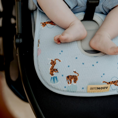 AeroMoov® Zračna podloga za voziček Skupina B (0-18 kg) Circus Tiger