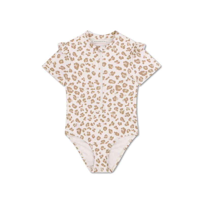 Swim Essentials® Otroške enodelne kopalke Neutral Leopard