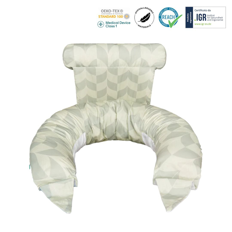 Koala Babycare® Blazina za nosečnice Hug+ Comfy Fan Green