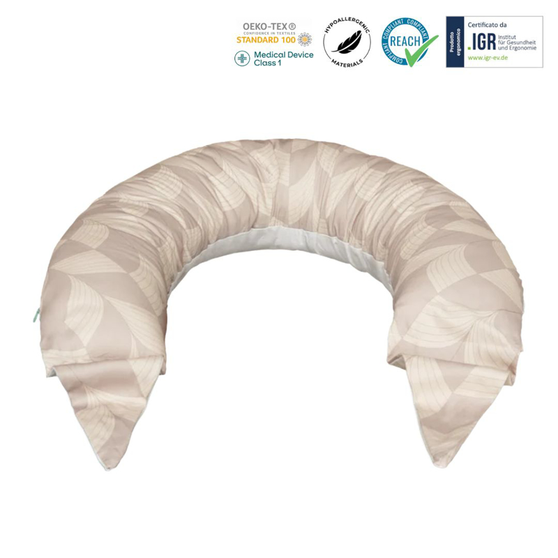 Immagine di Koala Babycare® Cuscino gravidanza e cuscino allattamento Hug Comfy Fan Beige