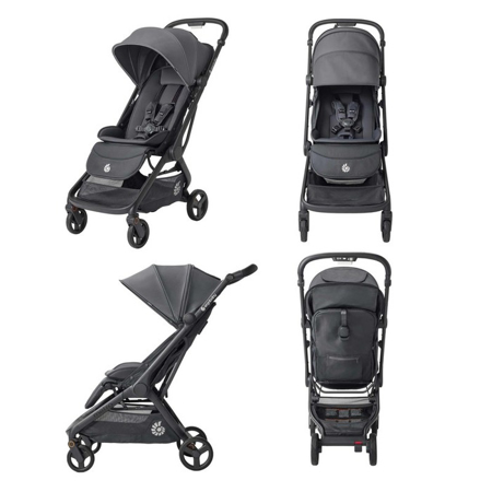 Ergobaby® Kompaktni mestni voziček Metro 3 Graphite Grey