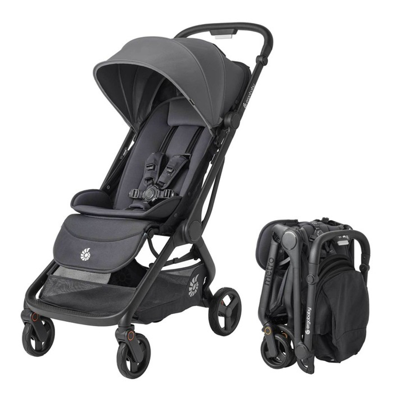 Ergobaby® Kompaktni mestni voziček Metro 3 Graphite Grey
