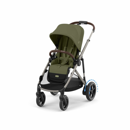 Slika za Cybex® Dječja kolica e-Gazelle™ S Moss Green (Taupe Frame)