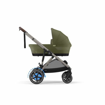 Slika za Cybex® Dječja kolica e-Gazelle™ S Moss Green (Taupe Frame)