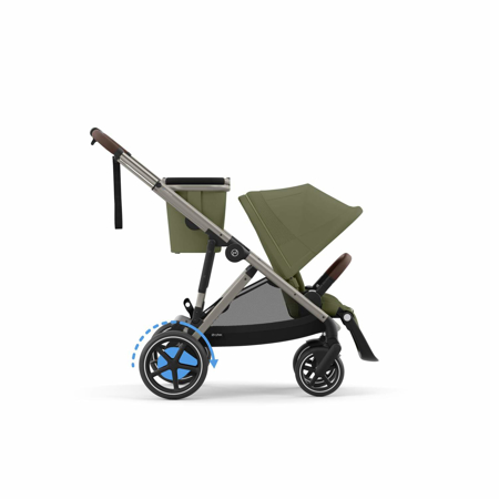 Slika za Cybex® Dječja kolica e-Gazelle™ S Moss Green (Taupe Frame)