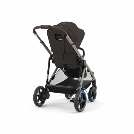 Cybex® Otroški voziček e-Gazelle™ S Chocolate Brown (Taupe Frame)