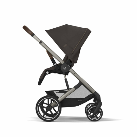 Cybex® Otroški voziček Balios S Lux (0-22 kg) Chocolate Brown (Taupe Frame)