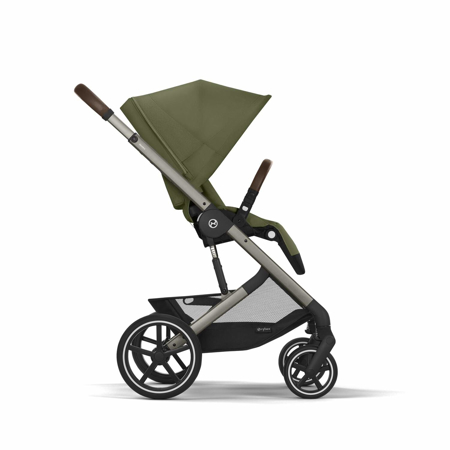 Cybex® Otroški voziček Balios S Lux (0-22 kg) Moss Green (Taupe Frame)