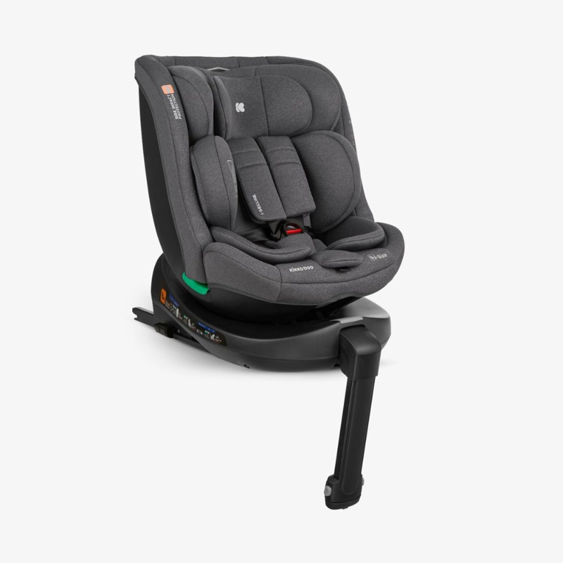 KikkaBoo® Otroški avtosedež 360 i-Secure i-SIZE (40-150 cm) Dark Grey