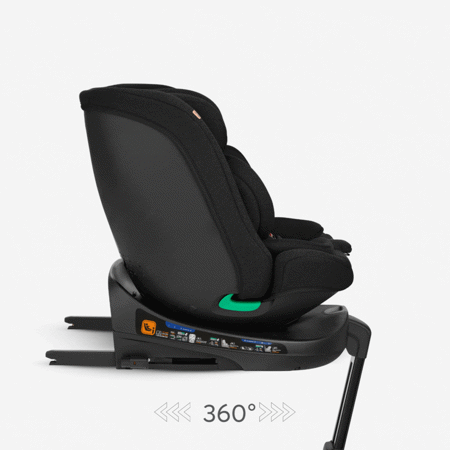 Slika za KikkaBoo® Dječja autosjedalica 360 i-Secure i-SIZE (40-150 cm) Black