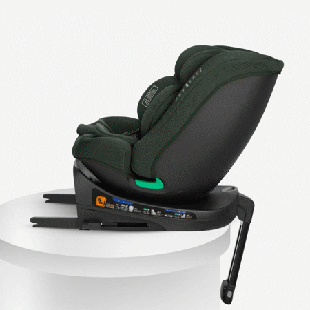 Picture of KikkaBoo® Car seat 360 i-Secure i-SIZE (40-150 cm) Army Green