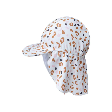 Slika za Swim Essentials® Šeširić sa UV zaštitom s produženim dijelom za vrat Kahki Leopard