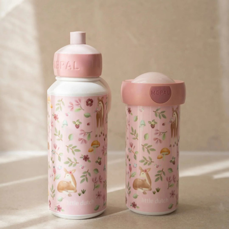 Little Dutch® Steklenička za pitje pop-up Fairy Garden 400ml