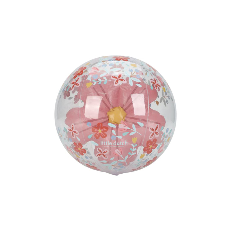 Slika za Little Dutch® Napuhujuća 3D lopta Figure Pink Flowers 35 cm