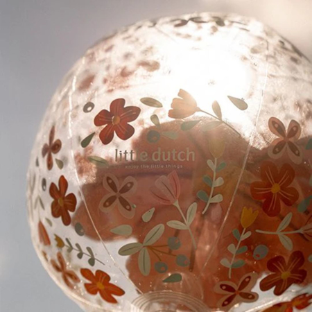 Slika za Little Dutch® Napuhujuća 3D lopta Figure Pink Flowers 35 cm