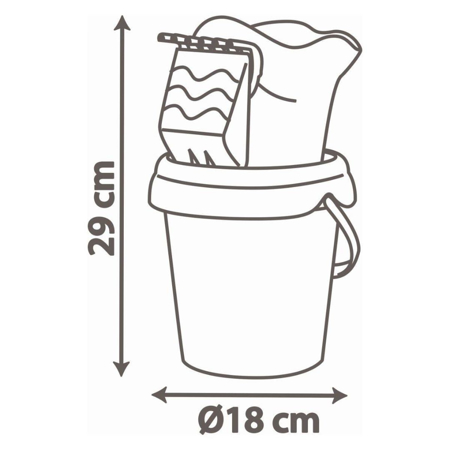 Slika za Smoby® Set za na plažo Spidey Garnished Bucket