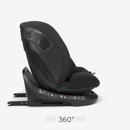 Slika za KikkaBoo® Otroški avtosedež 360° i-Hike i-SIZE (40-150 cm) Black 2025