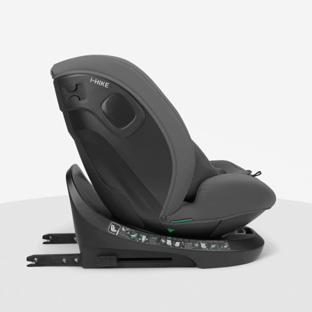 KikkaBoo® Otroški avtosedež 360° i-Hike i-SIZE (40-150 cm) Dark Grey 2025