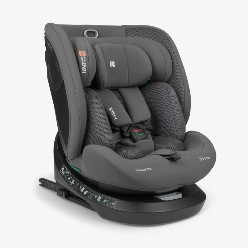 KikkaBoo® Otroški avtosedež 360° i-Hike i-SIZE (40-150 cm) Dark Grey 2025