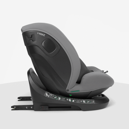 KikkaBoo® Otroški avtosedež 360° i-Hike i-SIZE (40-150 cm) Light Grey 2025