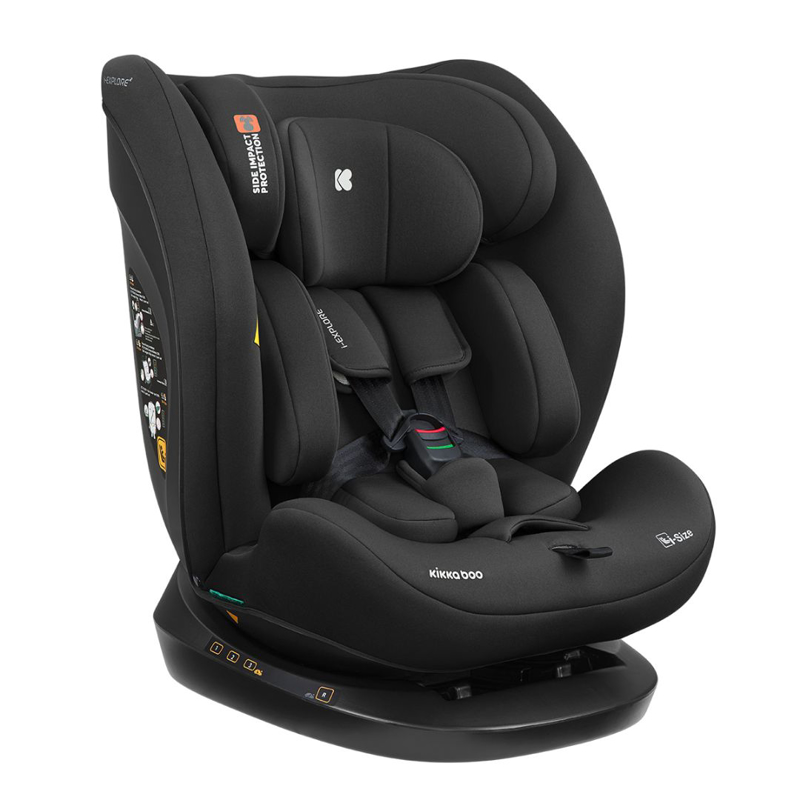 Slika za KikkaBoo® Otroški avtosedež 360° i-Explore 2 i-SIZE (40-150 cm) Black