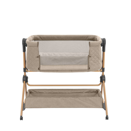 Slika za KikkaBoo® Obposteljna posteljica in stolček za hranjenje 2v1 Sleat Me Beige