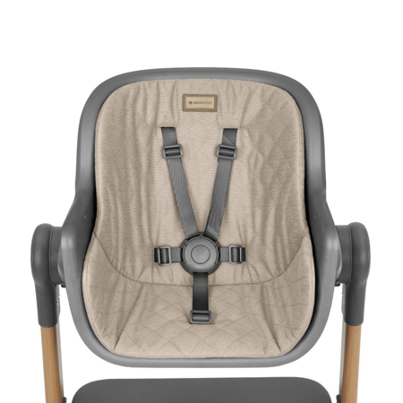 Slika za KikkaBoo® Obposteljna posteljica in stolček za hranjenje 2v1 Sleat Me Beige