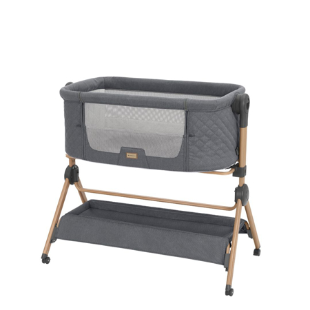 KikkaBoo® Obposteljna posteljica in stolček za hranjenje 2v1 Sleat Me Grey