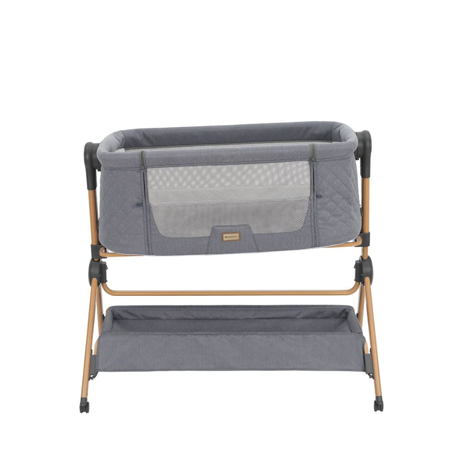 KikkaBoo® Obposteljna posteljica in stolček za hranjenje 2v1 Sleat Me Grey