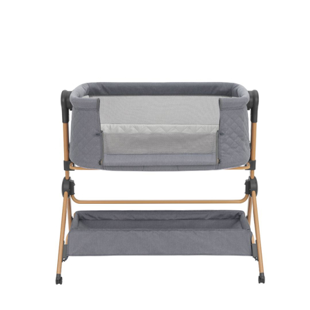 KikkaBoo® Obposteljna posteljica in stolček za hranjenje 2v1 Sleat Me Grey