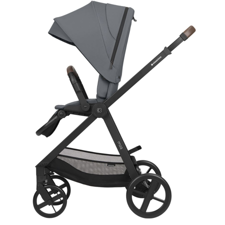 KikkaBoo® Otroški voziček s košaro 3v1 Mia Grey