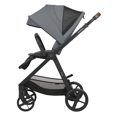 KikkaBoo® Otroški voziček s košaro 3v1 Mia Grey