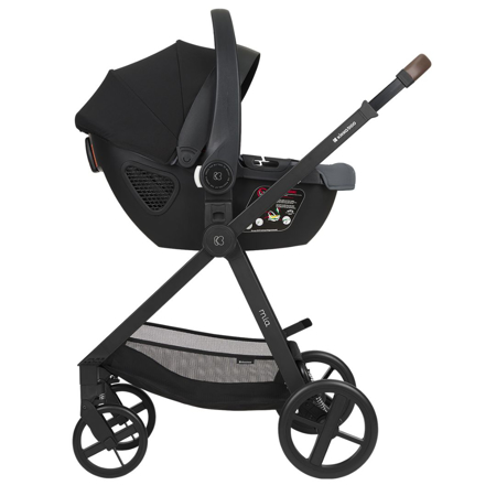 KikkaBoo® Otroški voziček s košaro 3v1 Mia Grey