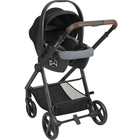 KikkaBoo® Otroški voziček s košaro 3v1 Mia Grey