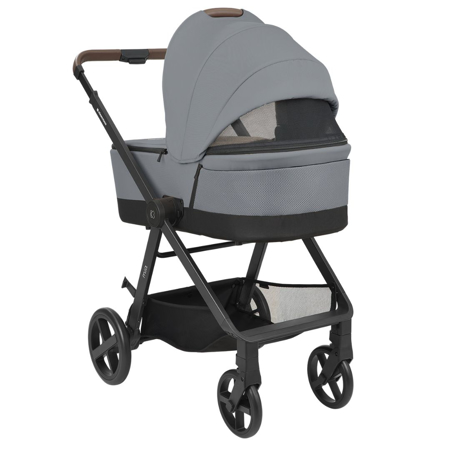 KikkaBoo® Otroški voziček s košaro 3v1 Mia Grey
