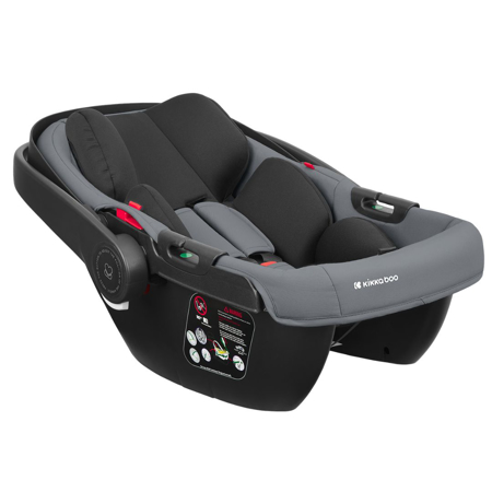 KikkaBoo® Otroški voziček s košaro 3v1 Mia Grey