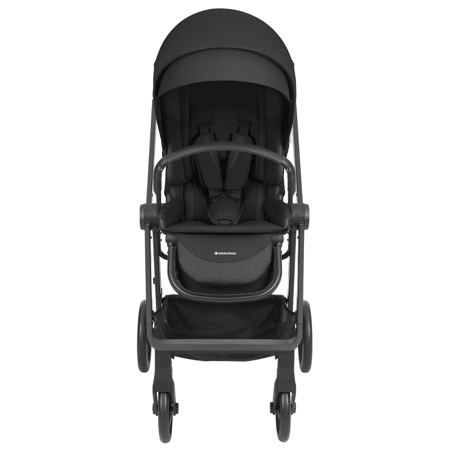 KikkaBoo® Otroški voziček s košaro 3v1 Mia Black