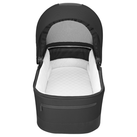 KikkaBoo® Otroški voziček s košaro 3v1 Mia Black