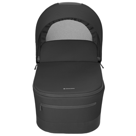 KikkaBoo® Otroški voziček s košaro 3v1 Mia Black