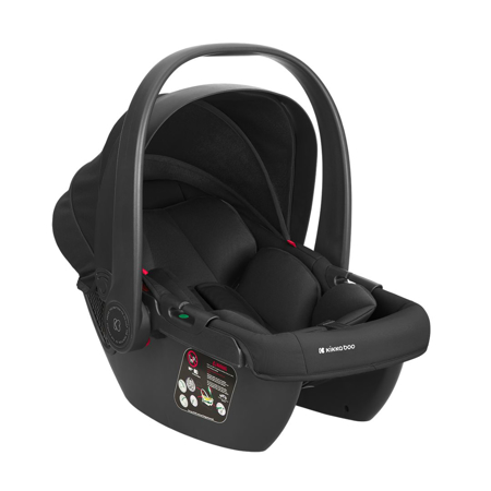 KikkaBoo® Otroški voziček s košaro 3v1 Mia Black