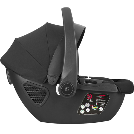 KikkaBoo® Otroški voziček s košaro 3v1 Mia Black