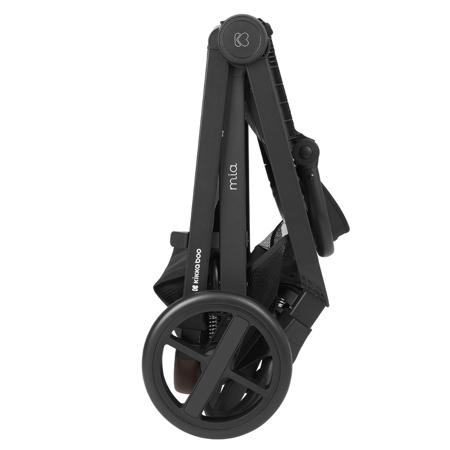 KikkaBoo® Otroški voziček s košaro 3v1 Mia Black