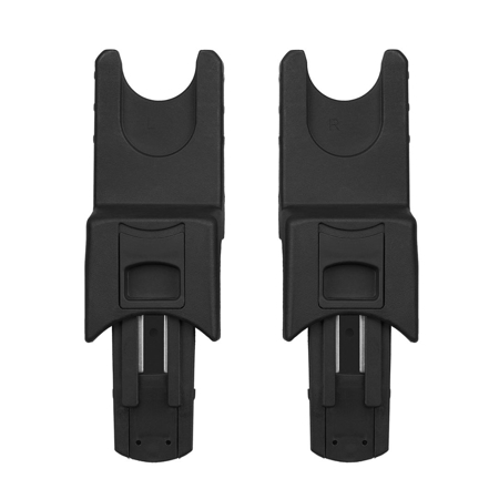 KikkaBoo® Otroški voziček s košaro 3v1 Mia Black