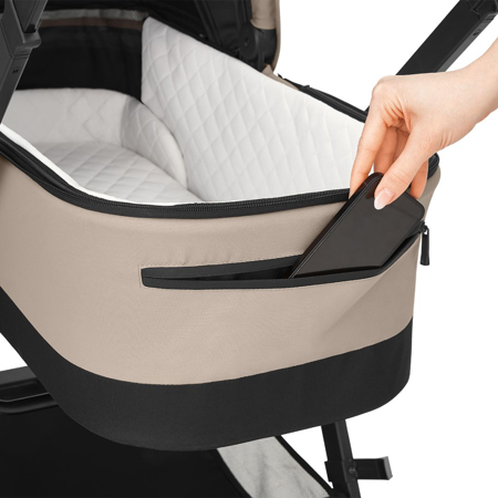 Slika za KikkaBoo® Otroški voziček s košaro 3v1 Mia Beige