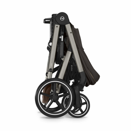 Cybex® Otroški voziček s košaro 2v1 Balios S Lux (0-22 kg) Chocolate Brown (Taupe Frame)